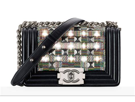 chanel light bag|chanel led boy bag.